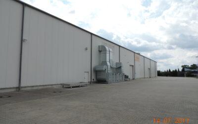 Anbau Produktionshalle Firma Binder