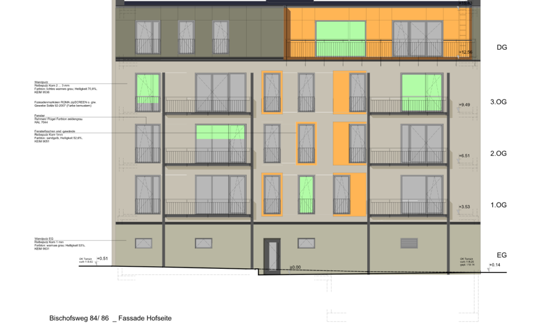Passivhaus am Bischofsweg in Dresdner Neustadt