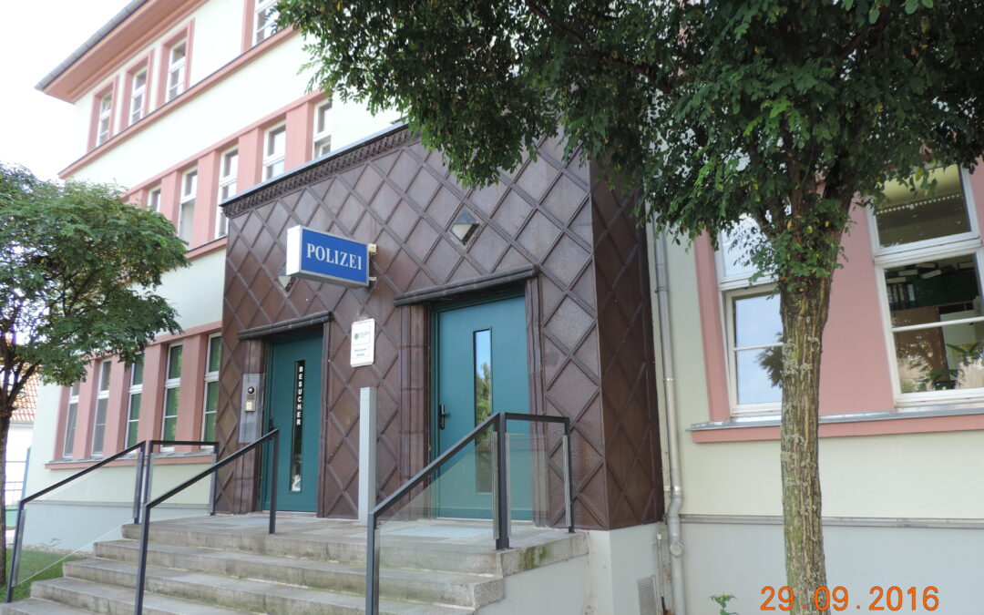 Fassade Polizeiwache Meißen